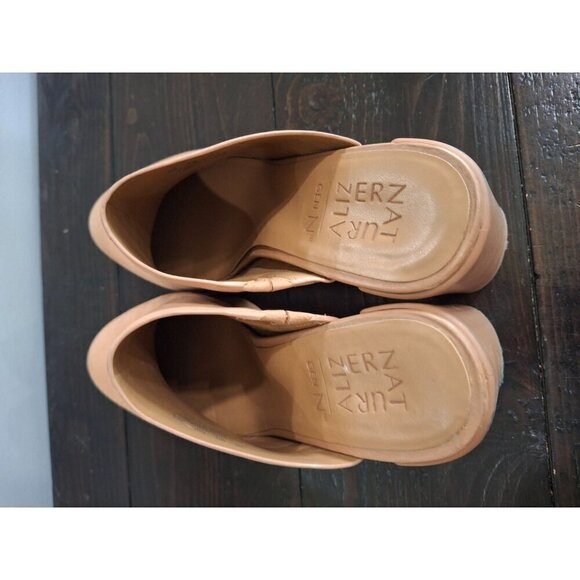 Naturalizer Gen N Connect Tan Leather Block Heeled Mules/Pre-owned, Sz. 9M - Picture 7 of 10